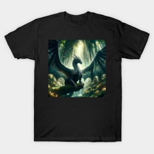 Luminous Sovereign: The Forest Throne T-Shirt